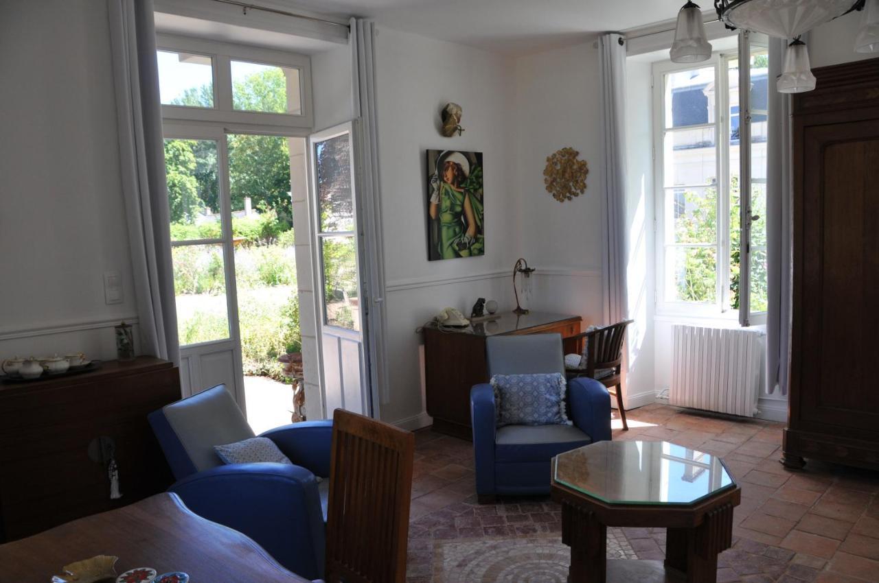 La Terrasse De L'Orangerie Du Chateau - Art Nouveau - Gite 2 Personnes Brain-sur-Allonnes Exteriér fotografie